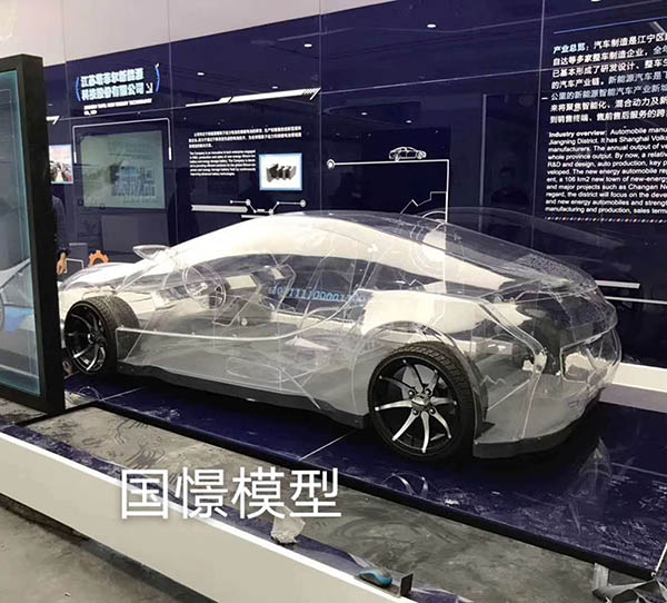 透明車模型